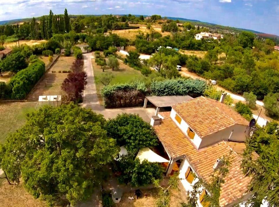 Property building, Natural landscape, Bird's eye view