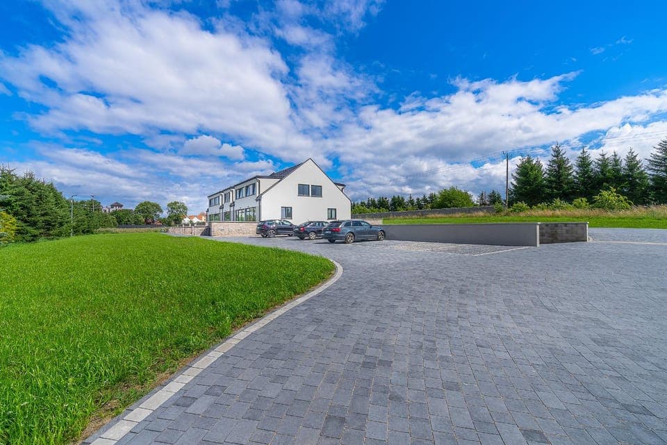 Property building, Day, Parking