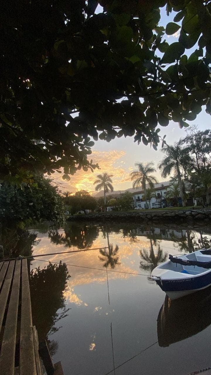 Day, Natural landscape, River view, Sunset