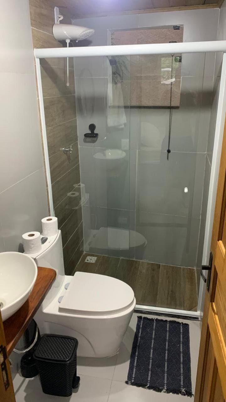 Shower, Toilet, Bathroom, towels