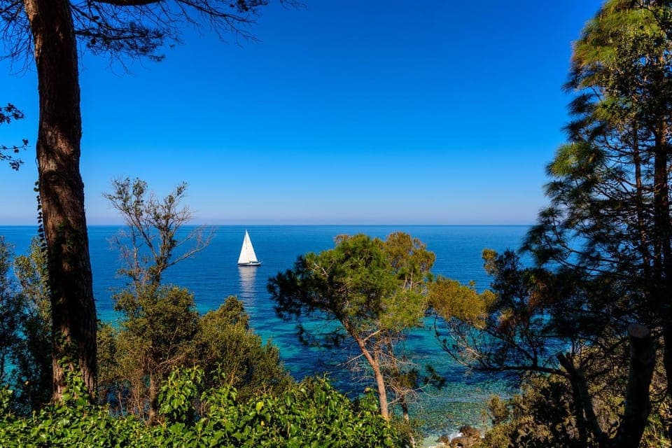 Natural landscape, Sea view