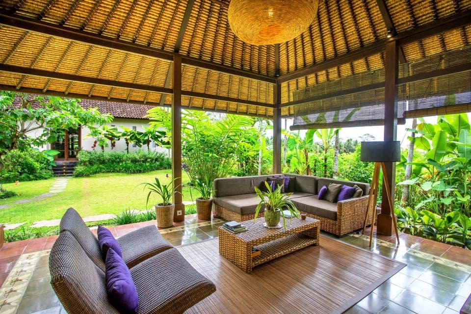 Patio, Garden, Living room, Garden view