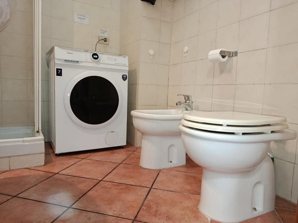 Toilet, bidet, washing machine
