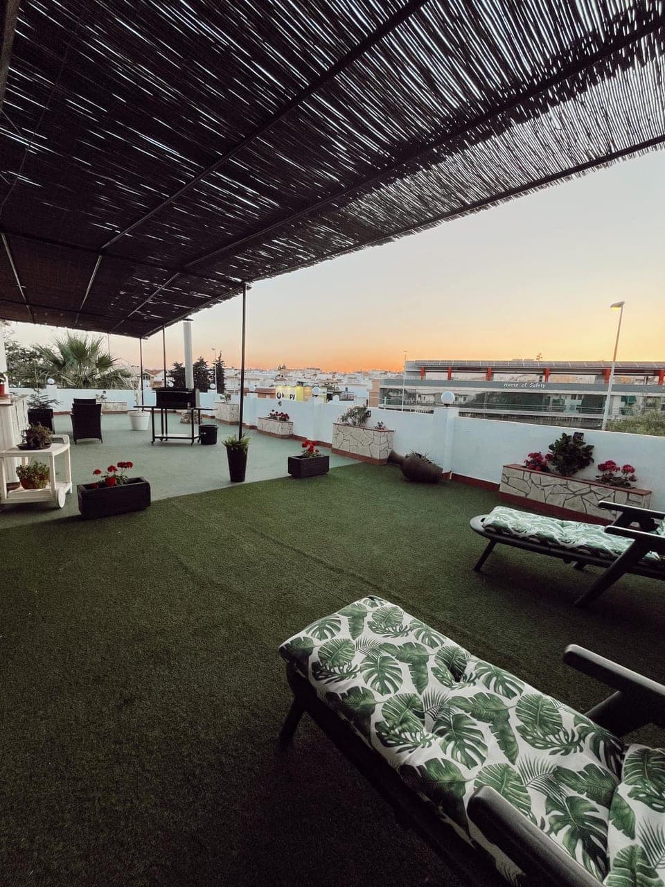 Natural landscape, Balcony/Terrace, Sunset