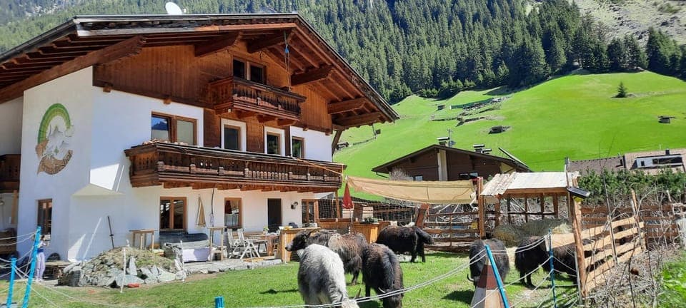 Property building, Natural landscape, Mountain view