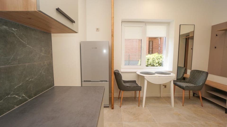 Kitchen or kitchenette, Dining area, oven