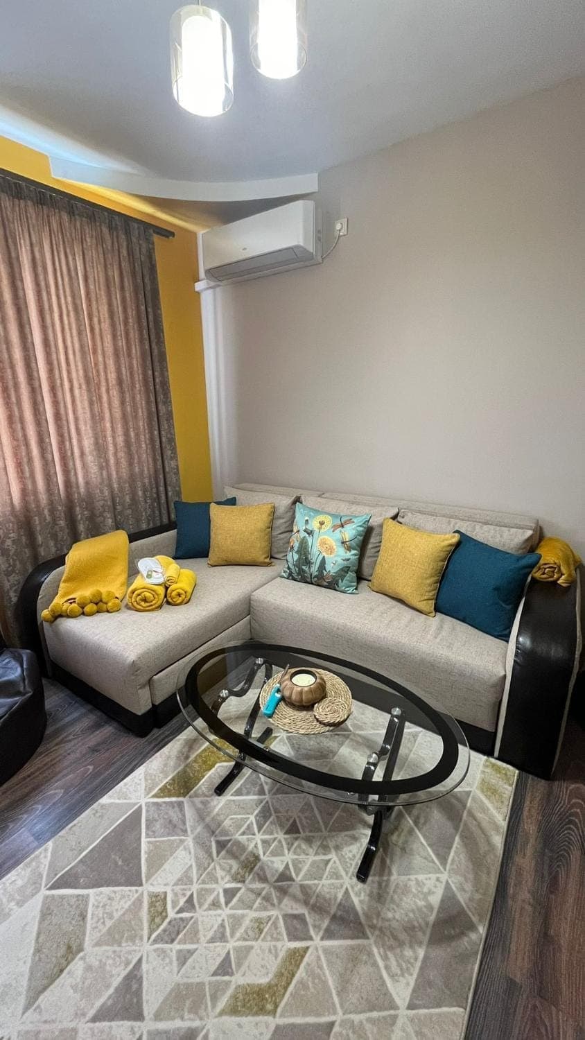 Living room, air conditioner