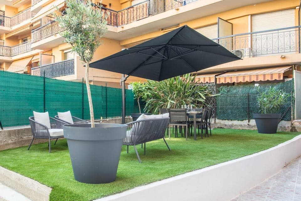 Patio, Garden, Balcony/Terrace, Garden view, sunbed