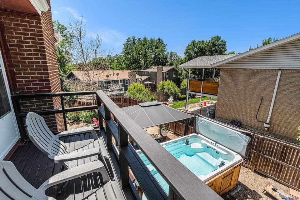 The Arvada Social Hot Tub & Outdoor Living House in Westminster