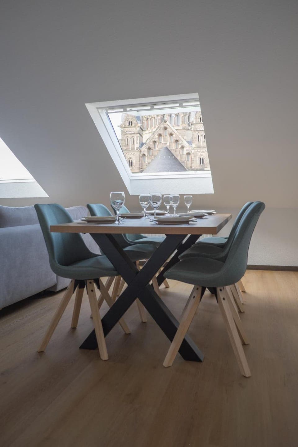 Living room, Seating area, Dining area