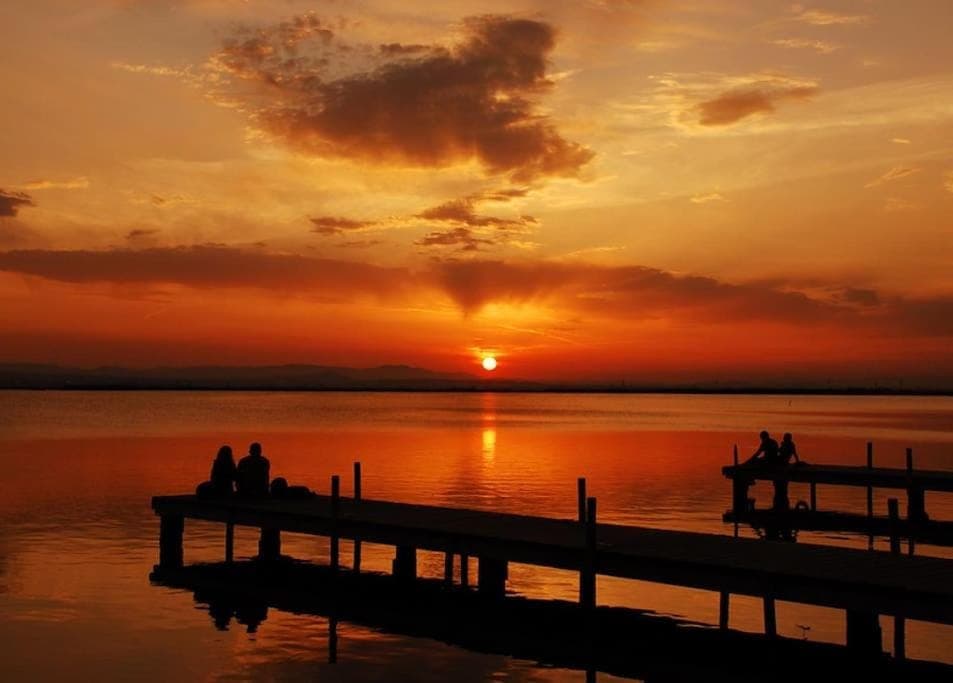 Off site, Day, People, Natural landscape, Lake view, Sunset, group of guests
