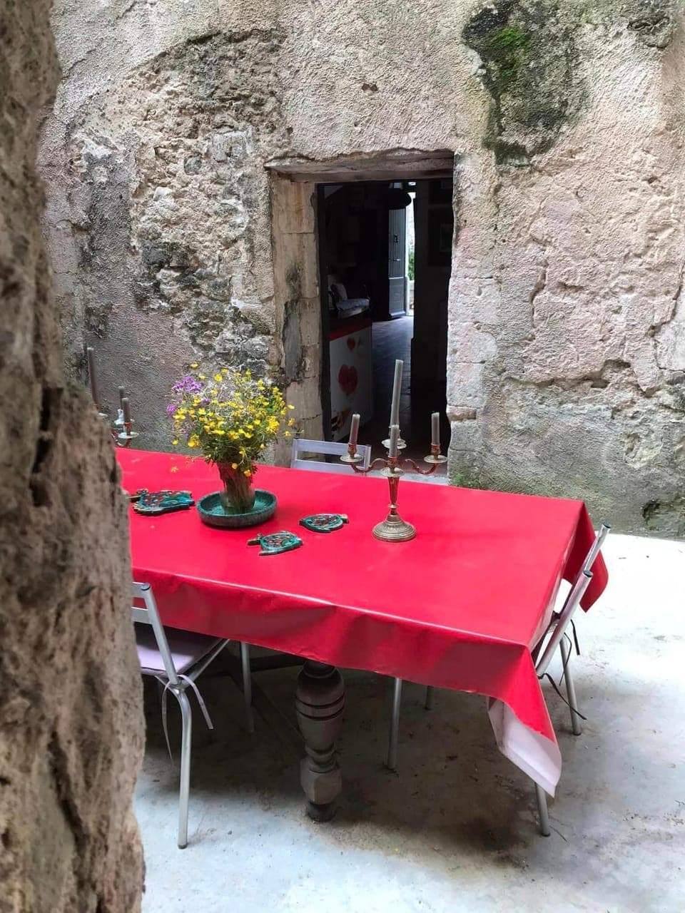Patio, Dining area, Breakfast