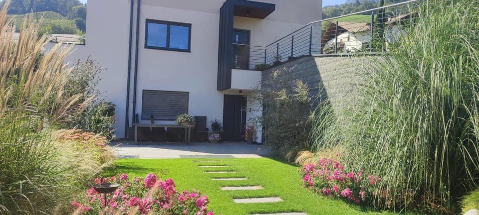 Property building, Natural landscape, Garden