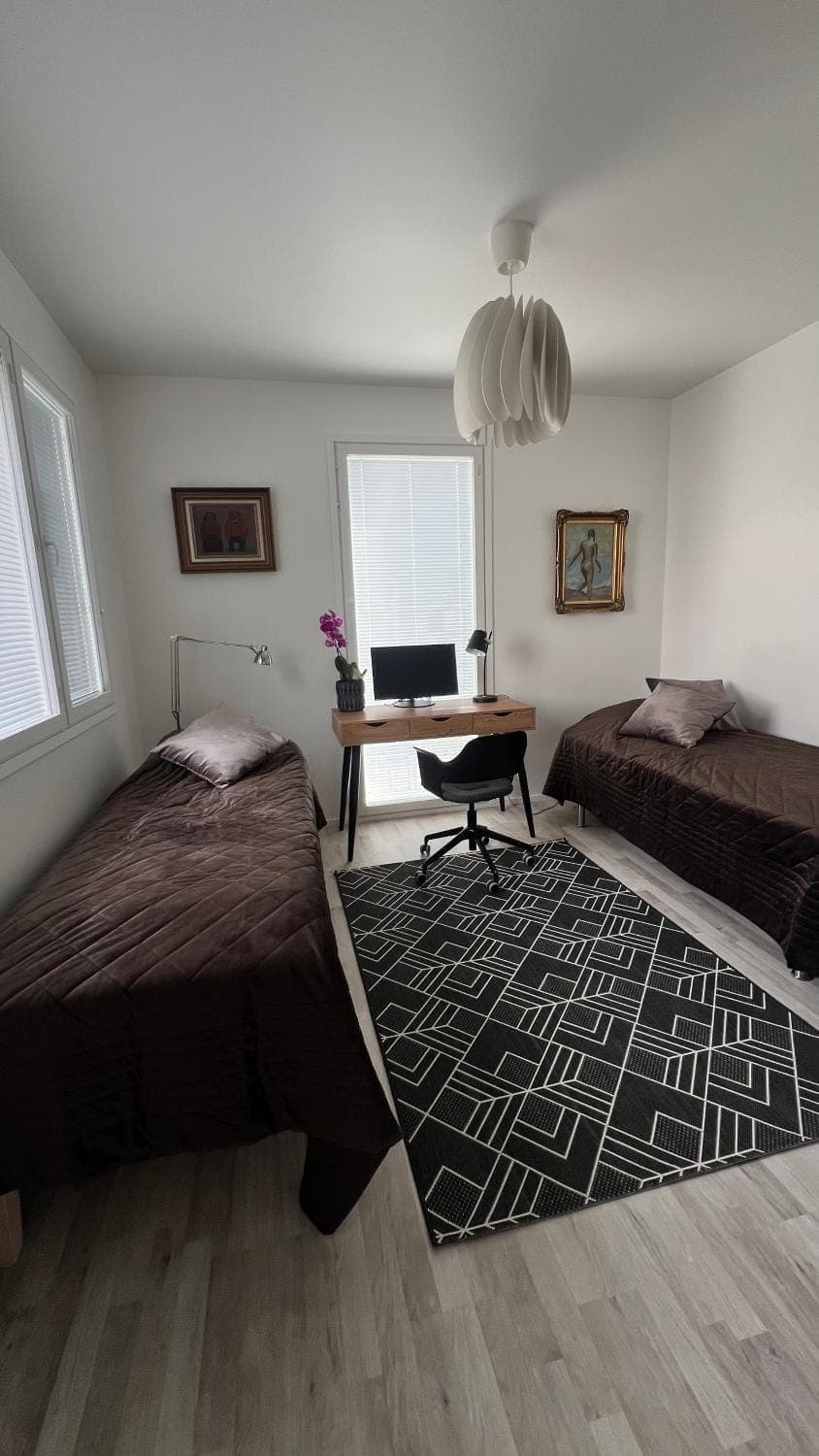 Upea ja hyvin varusteltu paritalohuoneisto lähellä merenrantaa Apartment in Uusimaa