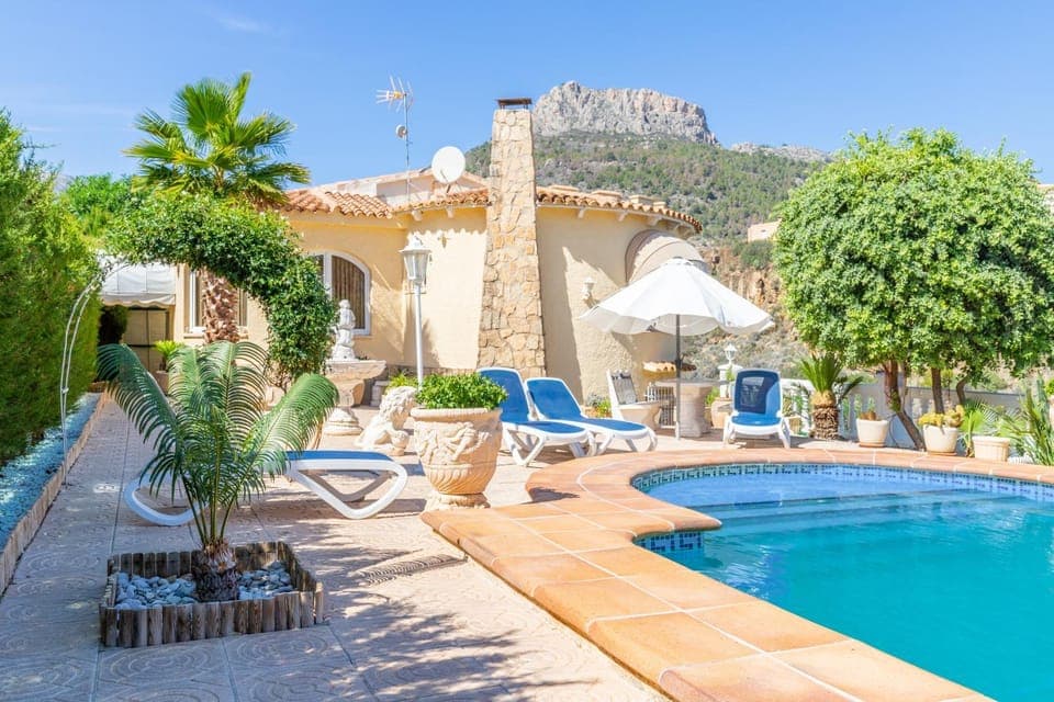 Property building, Living room, Swimming pool