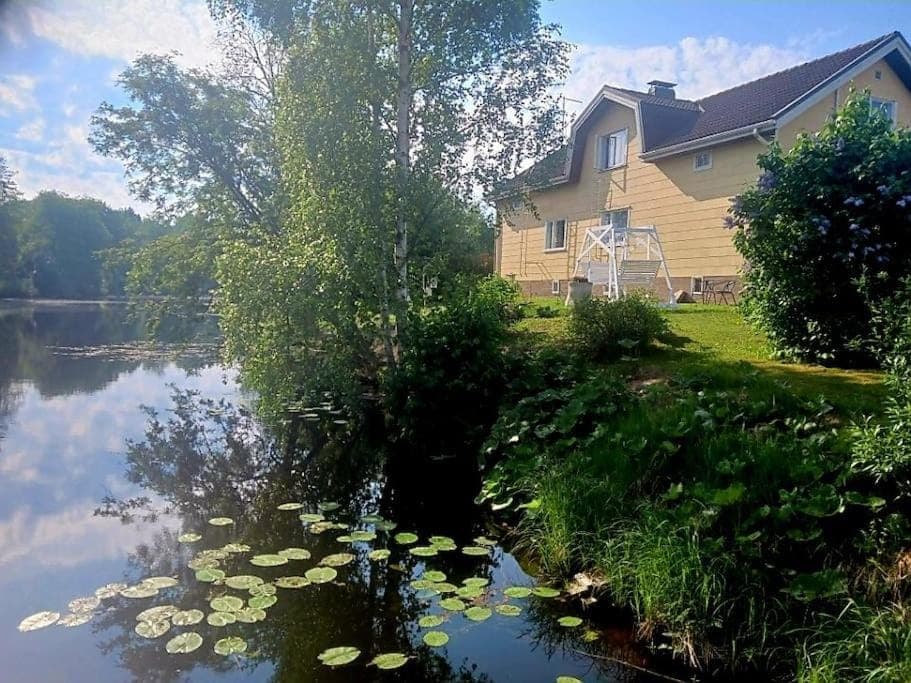 Property building, Garden, River view