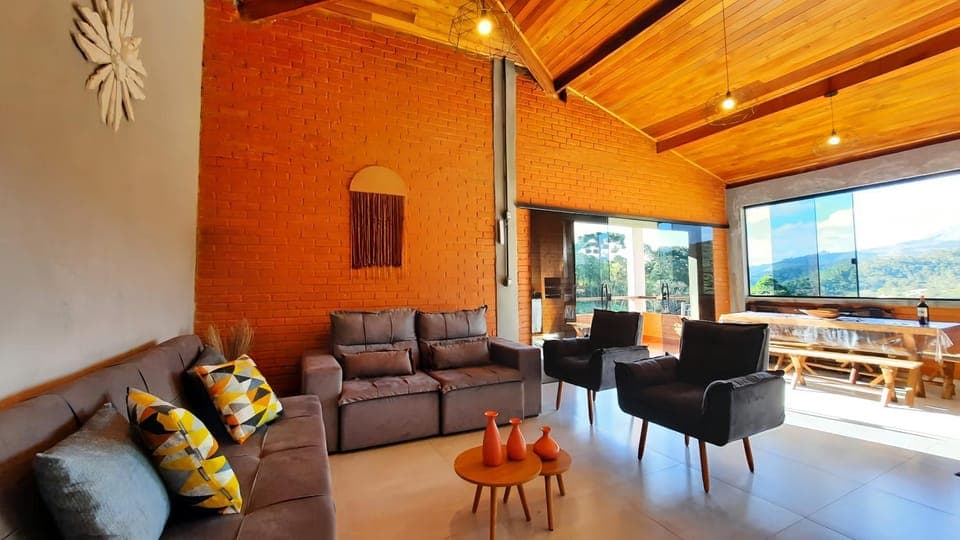 Living room, Mountain view