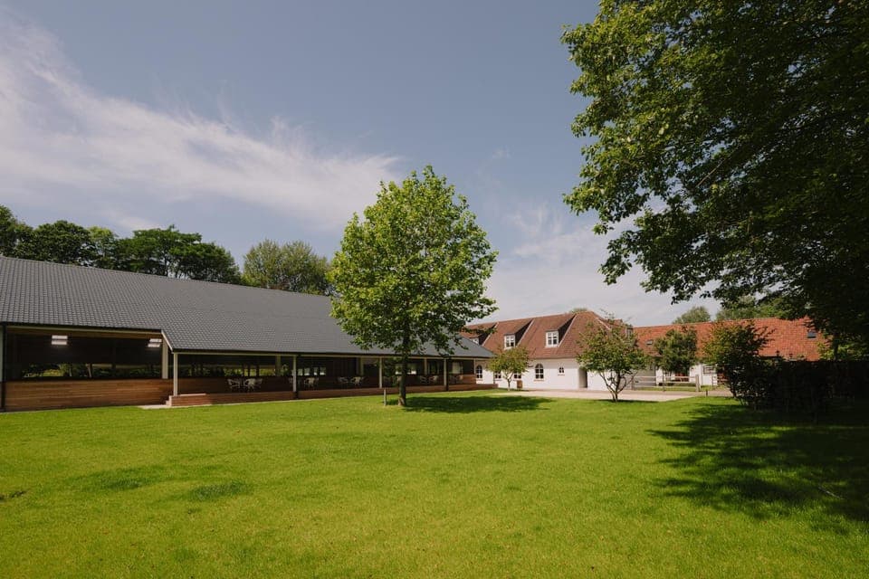 Property building, Garden view
