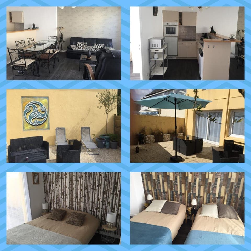 Patio, Kitchen or kitchenette, Living room, Seating area, Dining area