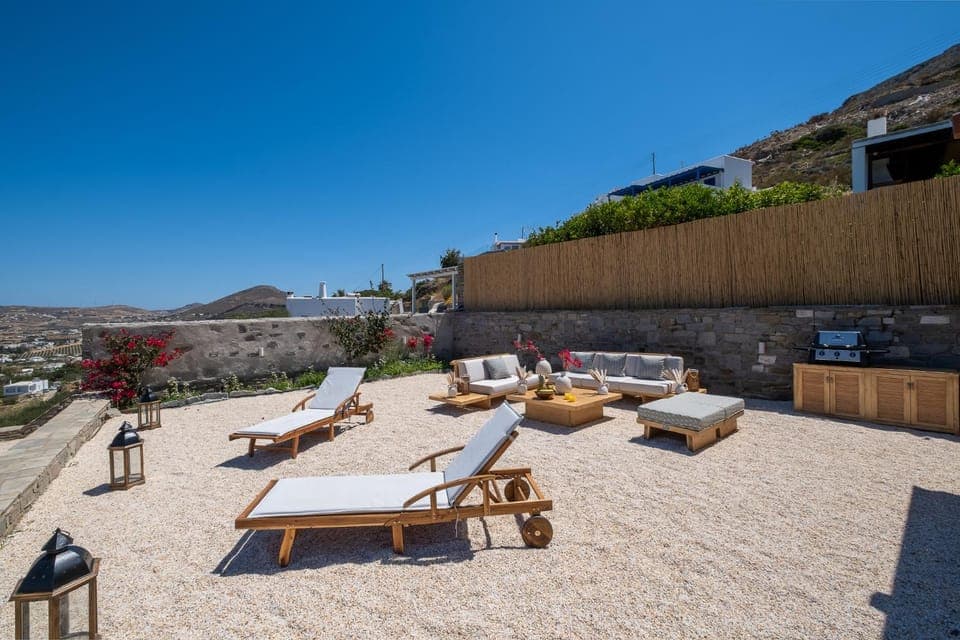 Natural landscape, sunbed