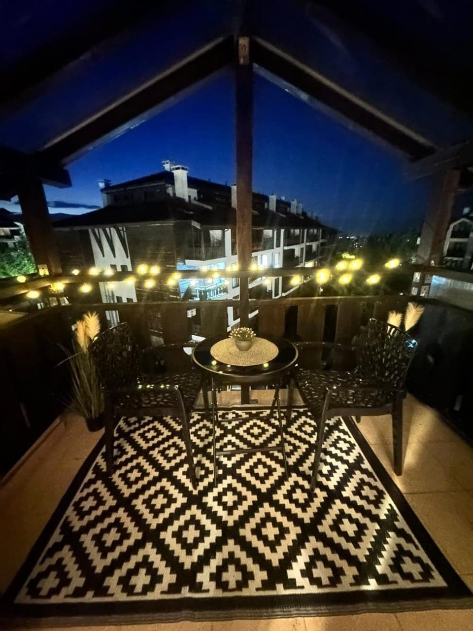 Night, View (from property/room), Balcony/Terrace, City view