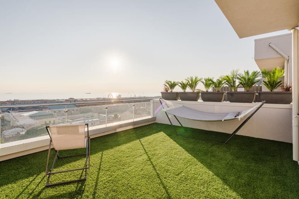 View (from property/room), Balcony/Terrace, Sea view