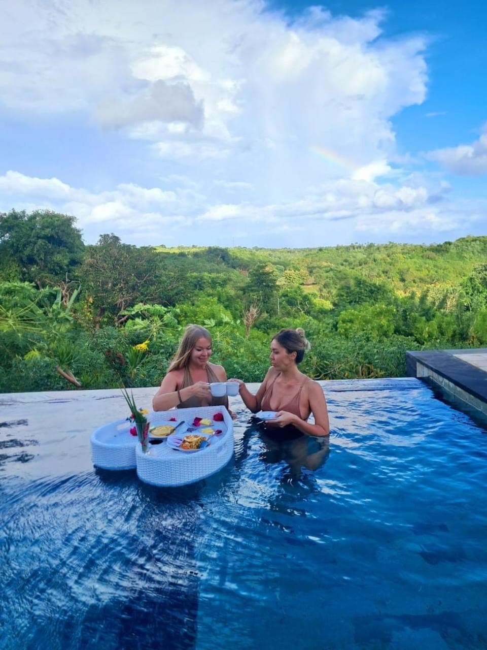 Natural landscape, Pool view, Swimming pool, sunbed