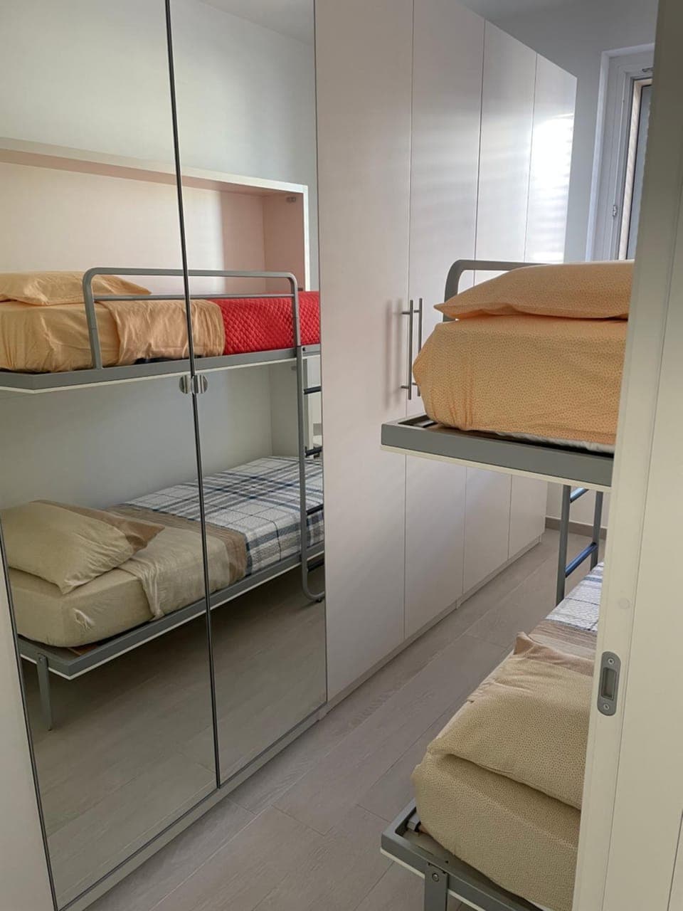 Bed, Bedroom, bunk bed, wardrobe