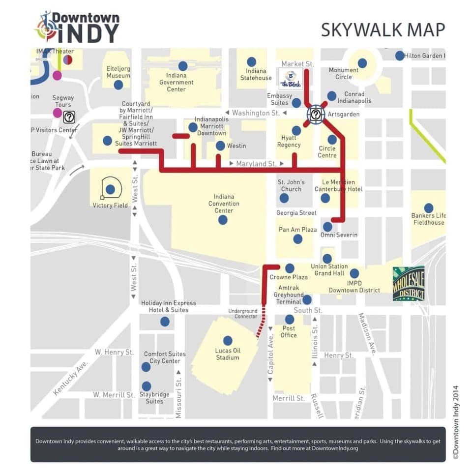 CozySuites The Block Skybridge Access Apartment in Indianapolis