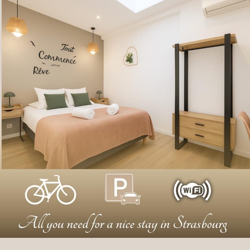 Bed, Bedroom, wardrobe