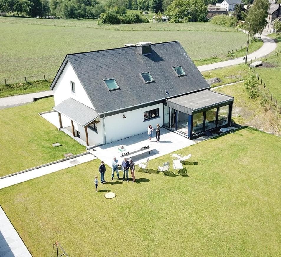 Property building, Day, Natural landscape, Bird's eye view, Garden, Garden view