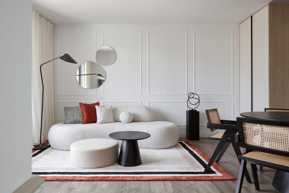 Living room, Photo of the whole room, Seating area, Dining area, wardrobe