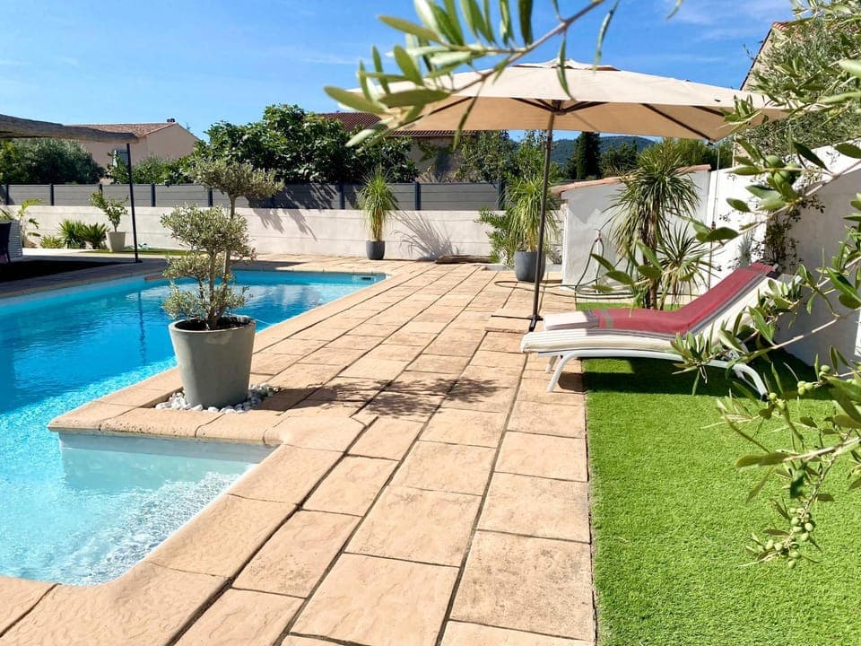 Natural landscape, Garden view, Pool view, Swimming pool, sunbed