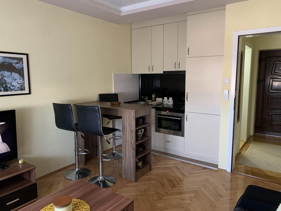 Kitchen or kitchenette, Dining area, oven, stove
