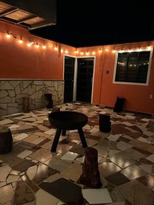 Patio, Night