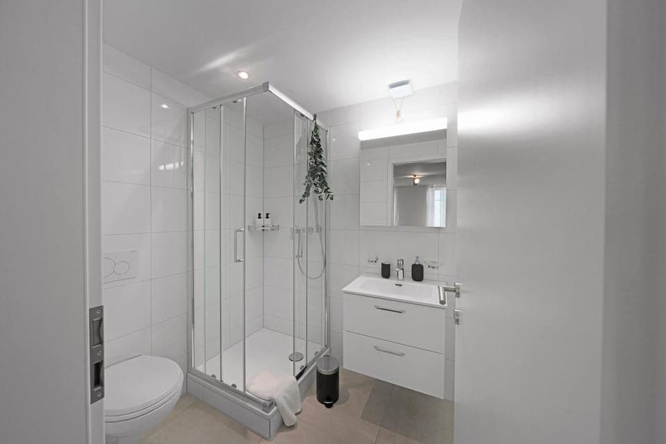 Shower, Toilet, Bathroom, towels