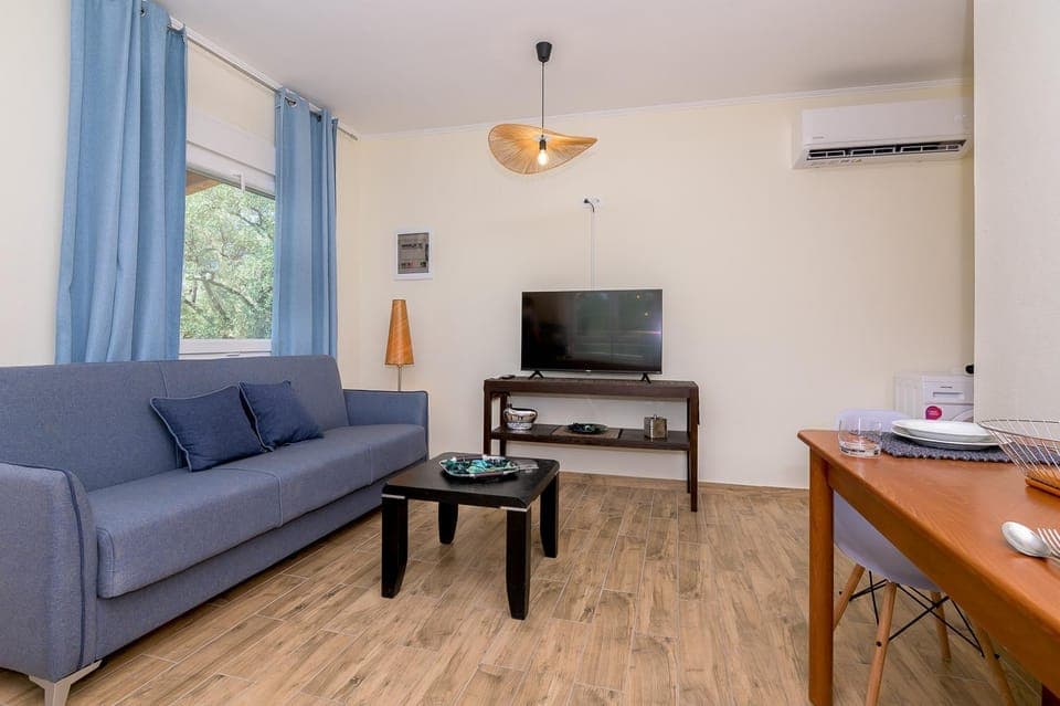 Living room, air conditioner