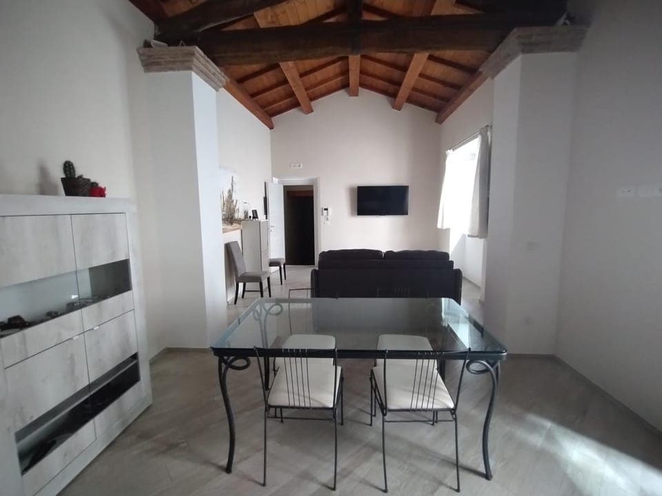 Living room, Seating area, Dining area