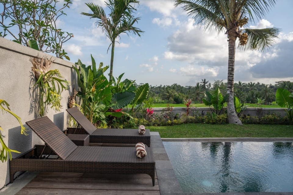 Natural landscape, Garden view, Pool view, Swimming pool, Swimming pool, sunbed