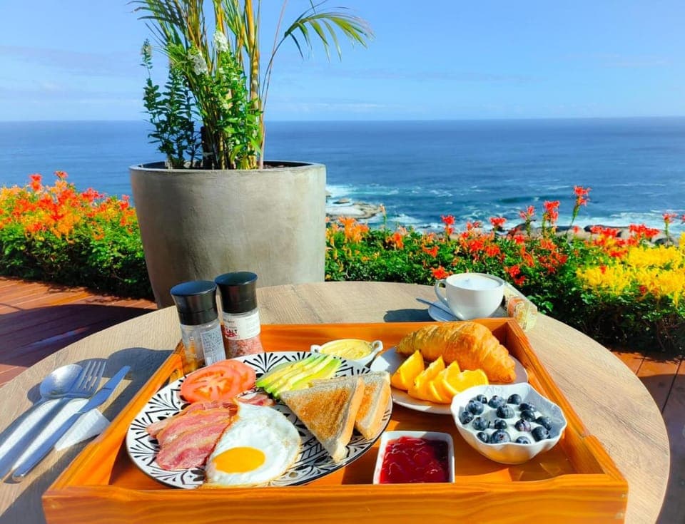 Garden view, Breakfast