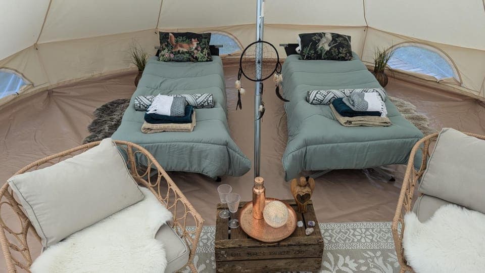 Bell-tent Zuid Luxury tent in Finland