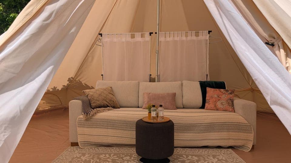 Bell-tent Zuid Luxury tent in Finland