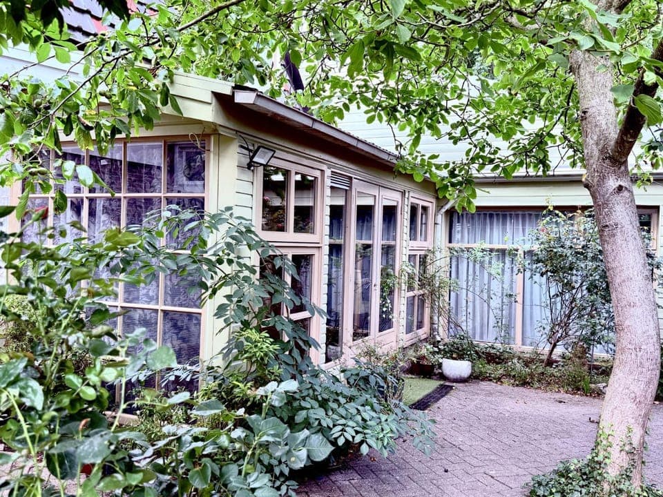 Property building, Garden view