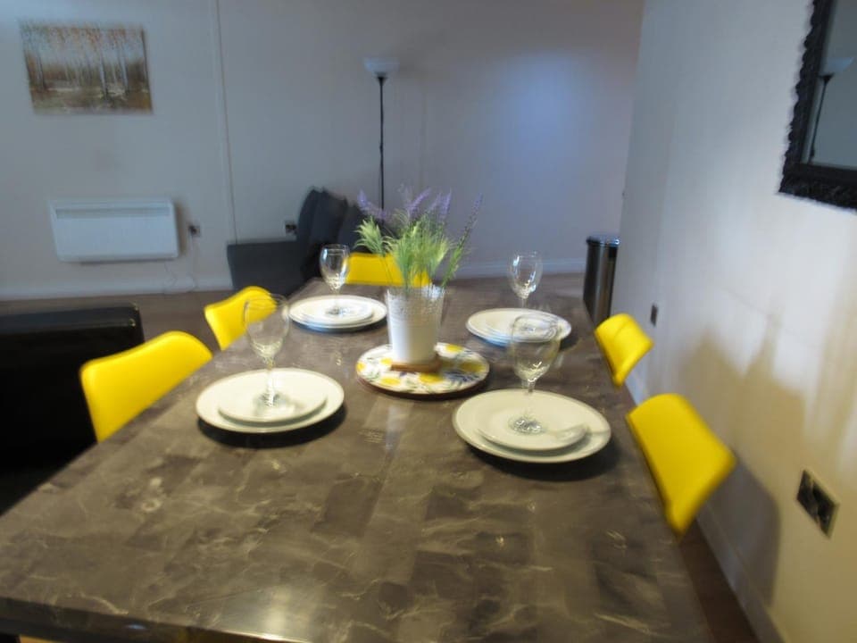 Living room, Seating area, Dining area