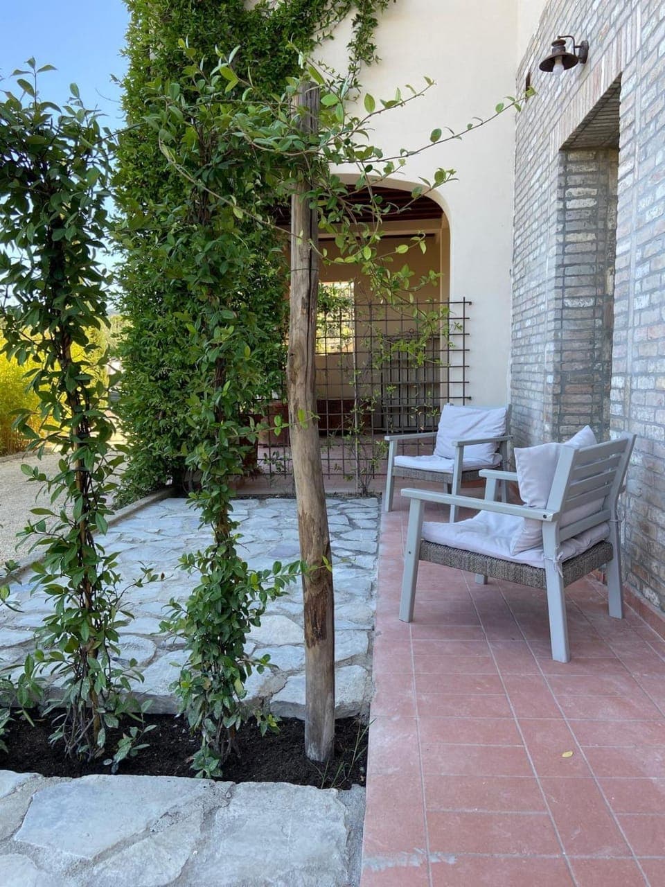 Property building, Garden view