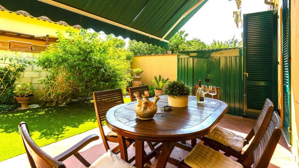 Patio, Spring, Garden, Garden view