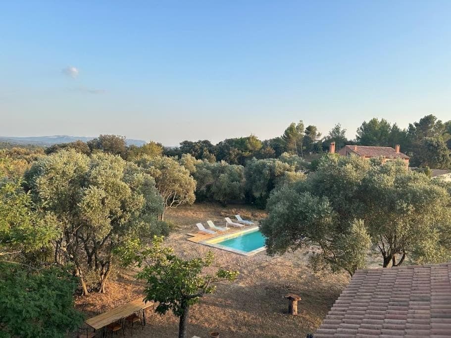 Spring, Day, Natural landscape, Pool view, Swimming pool