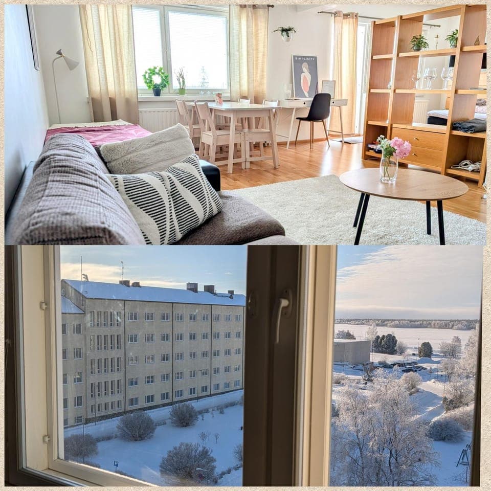 Beautiful apartment with seaview! Top 7th floor Free parking! Apartment in Kemi