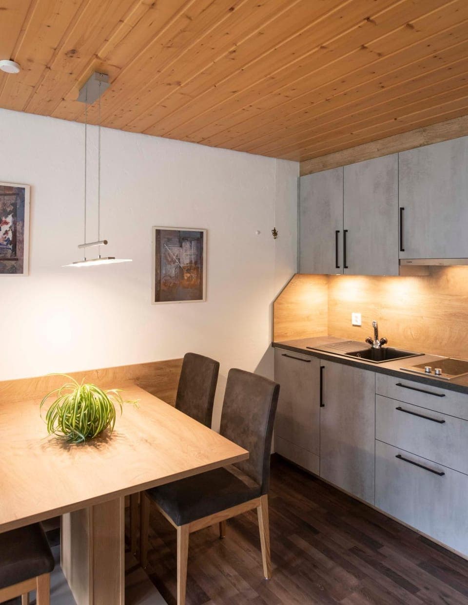 Kitchen or kitchenette, Dining area