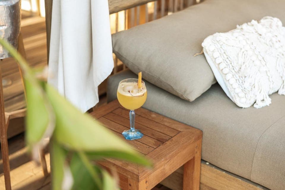 Bed, Balcony/Terrace, Food and drinks, Drinks